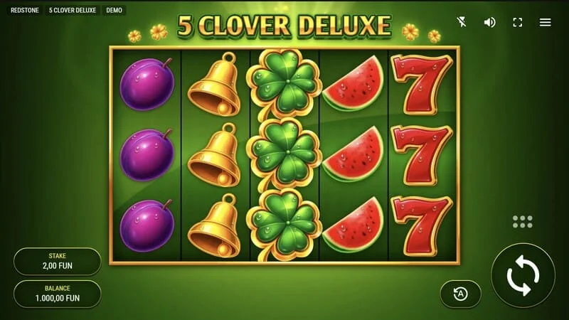 5 Clover Deluxe - layar permainan